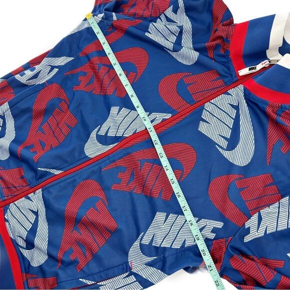 Nike Full Zip Patriotic Long Sleeve Jacket Red White and Blue Size Medium - Picture 9 of 11